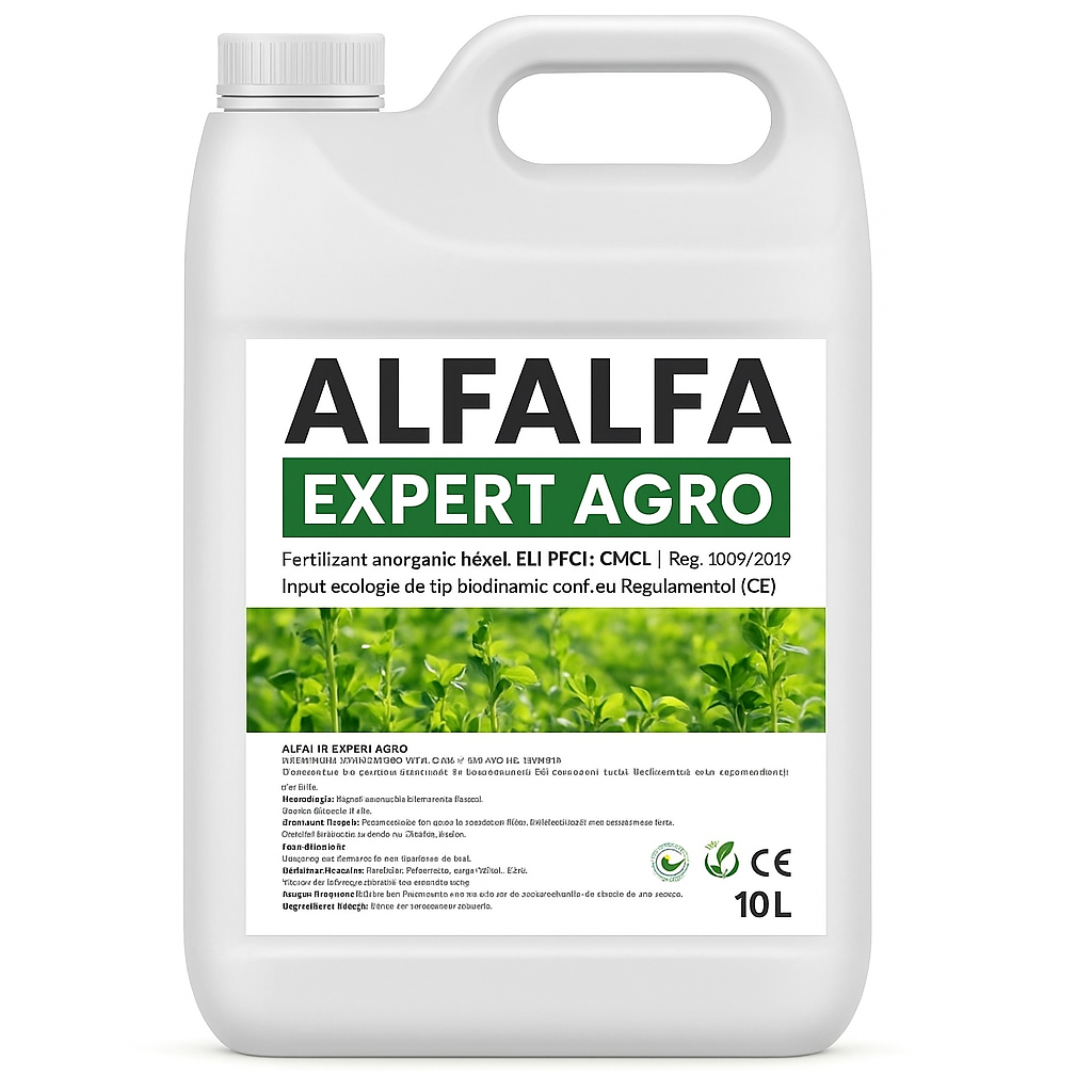 Fertilizant anorganic lichid special pentru culturile de lucerna și trifoi 10L +1L BLACK FRIDAY